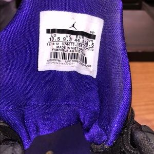 Air Jordan 10 1/2 Black/Green/Purple